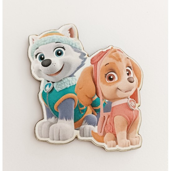 Ξύλινο διακοσμητικό Skye & Everest Paw patrol Ξύλινο διακοσμητικό Skye & Everest Paw patrol