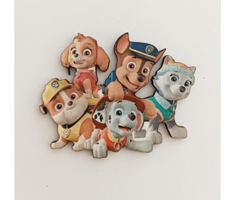 Ξύλινο διακοσμητικό Paw patrol #6 Ξύλινο διακοσμητικό Paw patrol #6