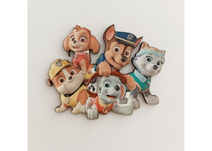 Ξύλινο διακοσμητικό Paw patrol #6 Ξύλινο διακοσμητικό Paw patrol #6