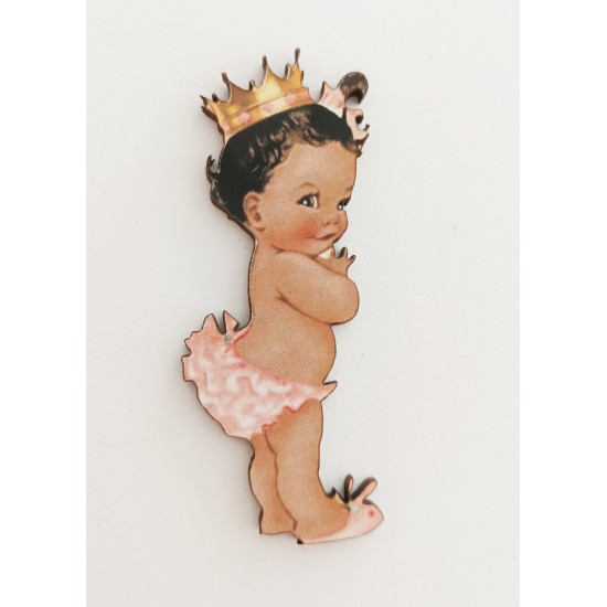 Ξύλινο διακοσμητικό Baby Girl #1 Ξύλινο διακοσμητικό Baby Girl #1