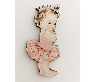 Ξύλινο διακοσμητικό  Baby Girl #3 Ξύλινο διακοσμητικό  Baby Girl #3