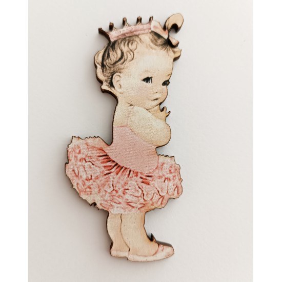 Ξύλινο διακοσμητικό Baby Girl #3 Ξύλινο διακοσμητικό Baby Girl #3