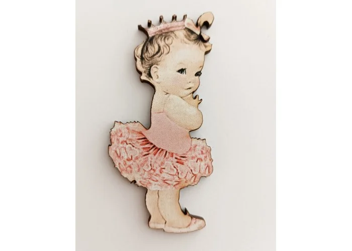 Ξύλινο διακοσμητικό Baby Girl #3 Ξύλινο διακοσμητικό Baby Girl #3
