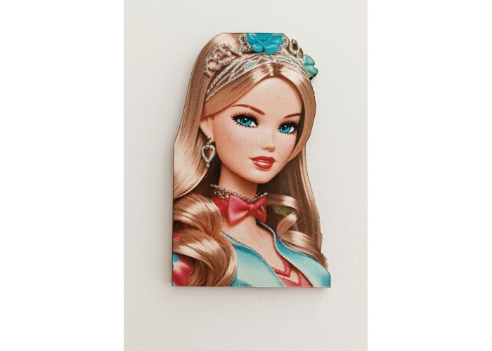Ξύλινο διακοσμητικό με έγχρωμη εκτύπωση Barbie #6 Ξύλινο διακοσμητικό με έγχρωμη εκτύπωση Barbie #6