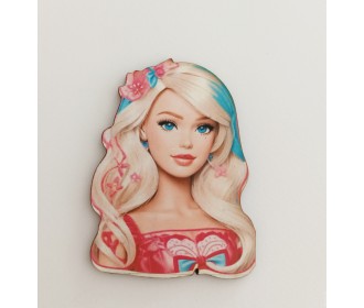 Ξύλινο διακοσμητικό με έγχρωμη εκτύπωση Barbie #7 Ξύλινο διακοσμητικό με έγχρωμη εκτύπωση Barbie #7