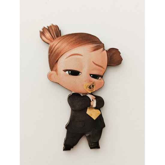 Ξύλινο διακοσμητικό Baby Boss girl Ξύλινο διακοσμητικό Baby Boss girl