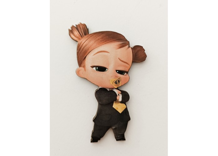 Ξύλινο διακοσμητικό Baby Boss girl Ξύλινο διακοσμητικό Baby Boss girl