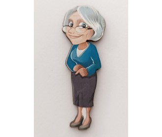 Ξύλινο διακοσμητικό  γιαγιά #3 Ξύλινο διακοσμητικό  γιαγιά #3