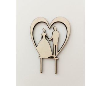 Cake topper για γαμήλια τούρτα ζευγαρι ύψος 15εκ  Cake topper για γαμήλια τούρτα ζευγαρι ύψος 15εκ