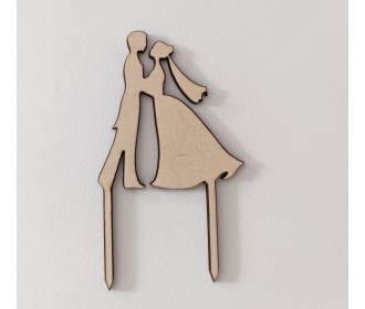 Cake topper για γαμήλια τούρτα Γαμπρός και Νύφη #2 ύψος 15εκ  Cake topper για γαμήλια τούρτα Γαμπρός και Νύφη #2 ύψος 15εκ
