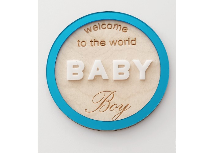Διακοσμητικο Κοπτικο Ξύλο Plexiglass Baby , 14 Cm #2