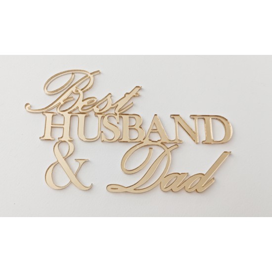 Λογότυπο Best Husband & Dad 11x18cm Λογότυπο Best Husband & Dad 11x18cm
