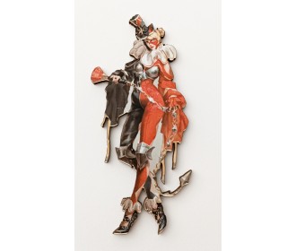 Ξύλινο  διακοσμητικο Joker 