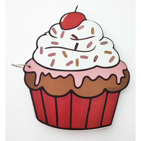 Βιβλίο ευχών Cupcake Με Έγχρωμη Εκτύπωση Σε Ξύλο 30cm 15 Φύλλα ( 30 Σελίδες) + Διακοσμητικό Όνομα + Κάνε Μια Ευχή Βιβλίο ευχών Cupcake Με Έγχρωμη Εκτύπωση Σε Ξύλο 30cm 15 Φύλλα ( 30 Σελίδες) + Διακοσμητικό Όνομα + Κάνε Μια Ευχή