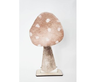 Ξύλινο διακοσμητικό μανιτάρι #3