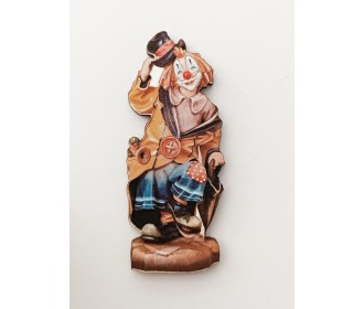 Ξύλινο διακοσμητικό κλόουν #2