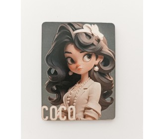 Ξύλινο διακοσμητικό Mrs Channel #2 Ξύλινο διακοσμητικό Mrs Channel #2