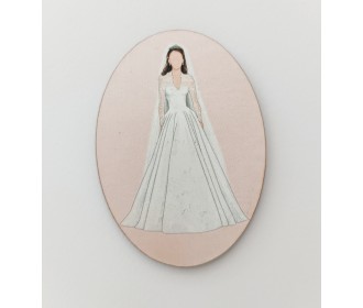 Ξύλινο διακοσμητικό Νύφη #3 Ξύλινο διακοσμητικό Νύφη #3