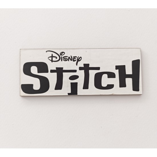 Ξύλινο διακοσμητικό Stitch #2 Ξύλινο διακοσμητικό Stitch #2