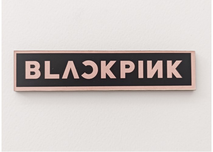 Ξύλινο διακοσμητικό black Pink #4 Ξύλινο διακοσμητικό black Pink #4