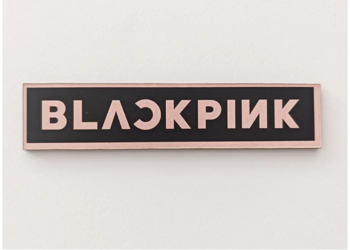 Ξύλινο διακοσμητικό black Pink #4 Ξύλινο διακοσμητικό black Pink #4