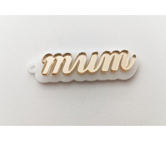 Μπρελόκ plexiglass  mum 8cm Μπρελόκ plexiglass  mum 8cm
