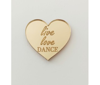 Plexiglass διακοσμητικο Live Love Dance   Plexiglass διακοσμητικο Live Love Dance
