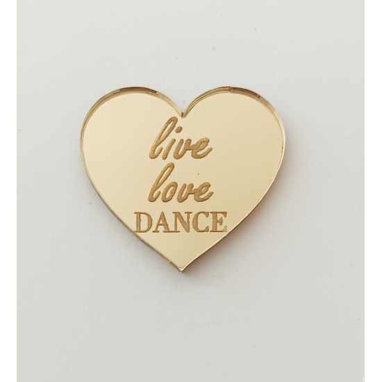 Plexiglass διακοσμητικο Live Love Dance Plexiglass διακοσμητικο Live Love Dance