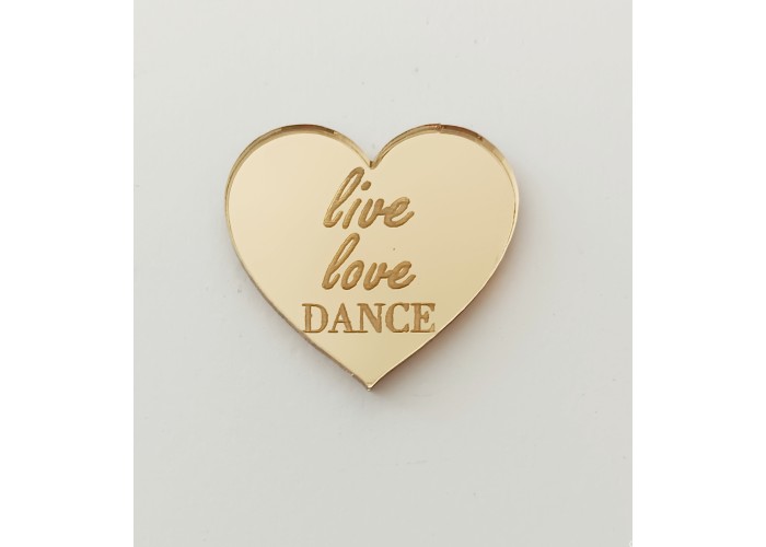 Plexiglass διακοσμητικο Live Love Dance Plexiglass διακοσμητικο Live Love Dance
