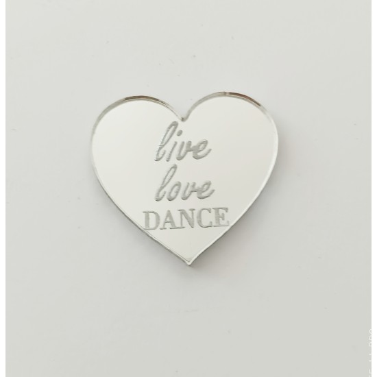 Plexiglass διακοσμητικο Live Love Dance Plexiglass διακοσμητικο Live Love Dance