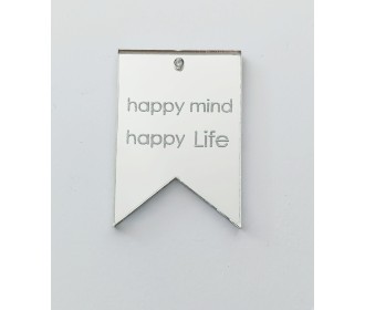 Plexiglass διακοσμητικο Happy mind Plexiglass διακοσμητικο Happy mind