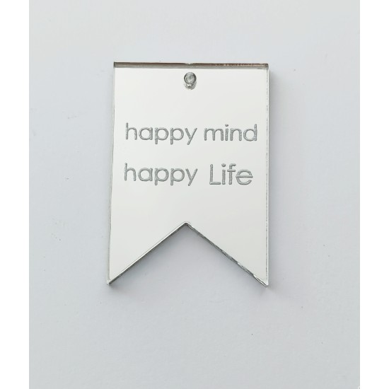 Plexiglass διακοσμητικο Happy mind