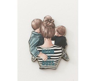 Ξύλινο διακοσμητικό Family  #2 Ξύλινο διακοσμητικό Family  #2