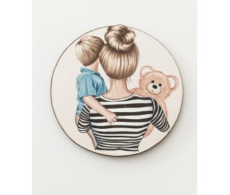 Ξύλινο διακοσμητικό Family  #8