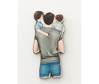 Ξύλινο διακοσμητικό Family  #10