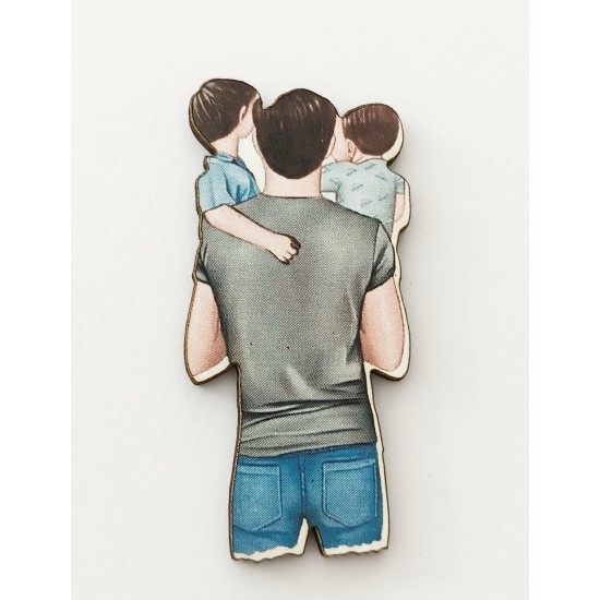 Ξύλινο διακοσμητικό Family #10 Ξύλινο διακοσμητικό Family #10