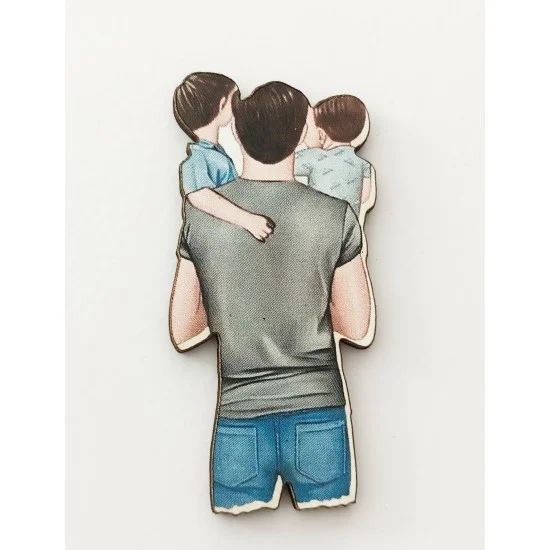 Ξύλινο διακοσμητικό Family  #10