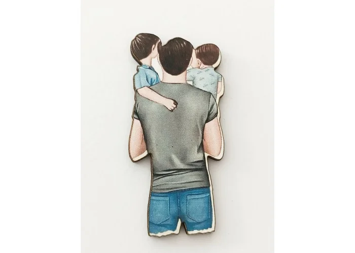 Ξύλινο διακοσμητικό Family #10 Ξύλινο διακοσμητικό Family #10
