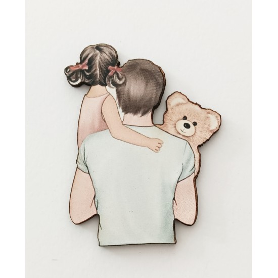 Ξύλινο διακοσμητικό Family #11 Ξύλινο διακοσμητικό Family #11