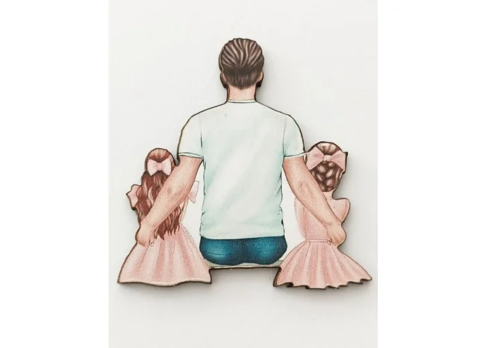 Ξύλινο διακοσμητικό Family  #12