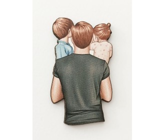 Ξύλινο διακοσμητικό Family  #13