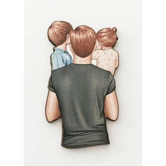 Ξύλινο διακοσμητικό Family #13 Ξύλινο διακοσμητικό Family #13