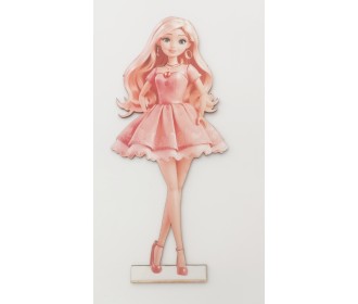 Ξύλινο Διακοσμητικό Barbie #13 Ξύλινο Διακοσμητικό Barbie #13