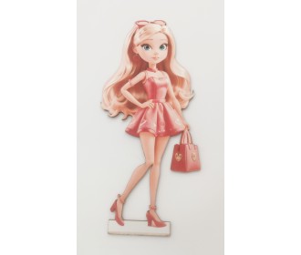 Ξύλινο Διακοσμητικό Barbie #14 Ξύλινο Διακοσμητικό Barbie #14