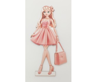 Ξύλινο Διακοσμητικό Barbie #15 Ξύλινο Διακοσμητικό Barbie #15