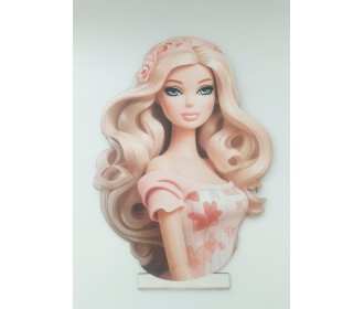 Ξύλινο Διακοσμητικό Barbie #16 Ξύλινο Διακοσμητικό Barbie #16