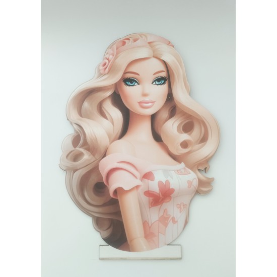Ξύλινο Διακοσμητικό Barbie #16