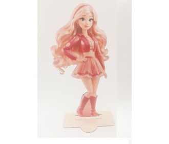 Ξύλινο Διακοσμητικό Barbie #17 Ξύλινο Διακοσμητικό Barbie #17