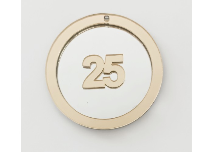 Διακοσμητικό στοιχείο Plexiglass 9cm 2026 #5 Διακοσμητικό στοιχείο Plexiglass 9cm 2026 #5