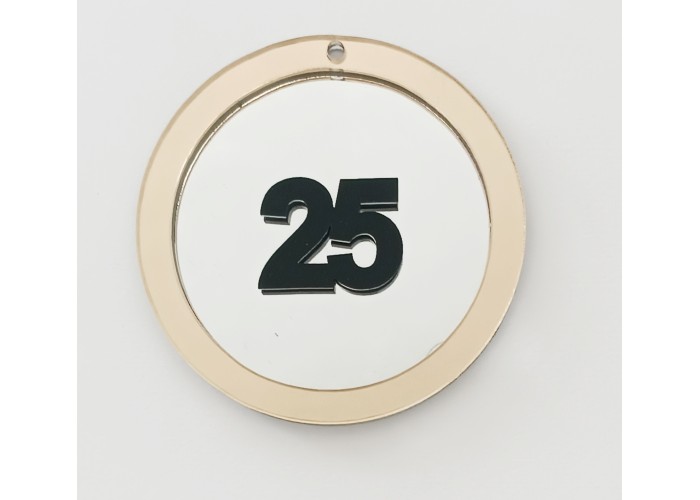 Διακοσμητικό στοιχείο Plexiglass 9cm 2026 #5 Διακοσμητικό στοιχείο Plexiglass 9cm 2026 #5